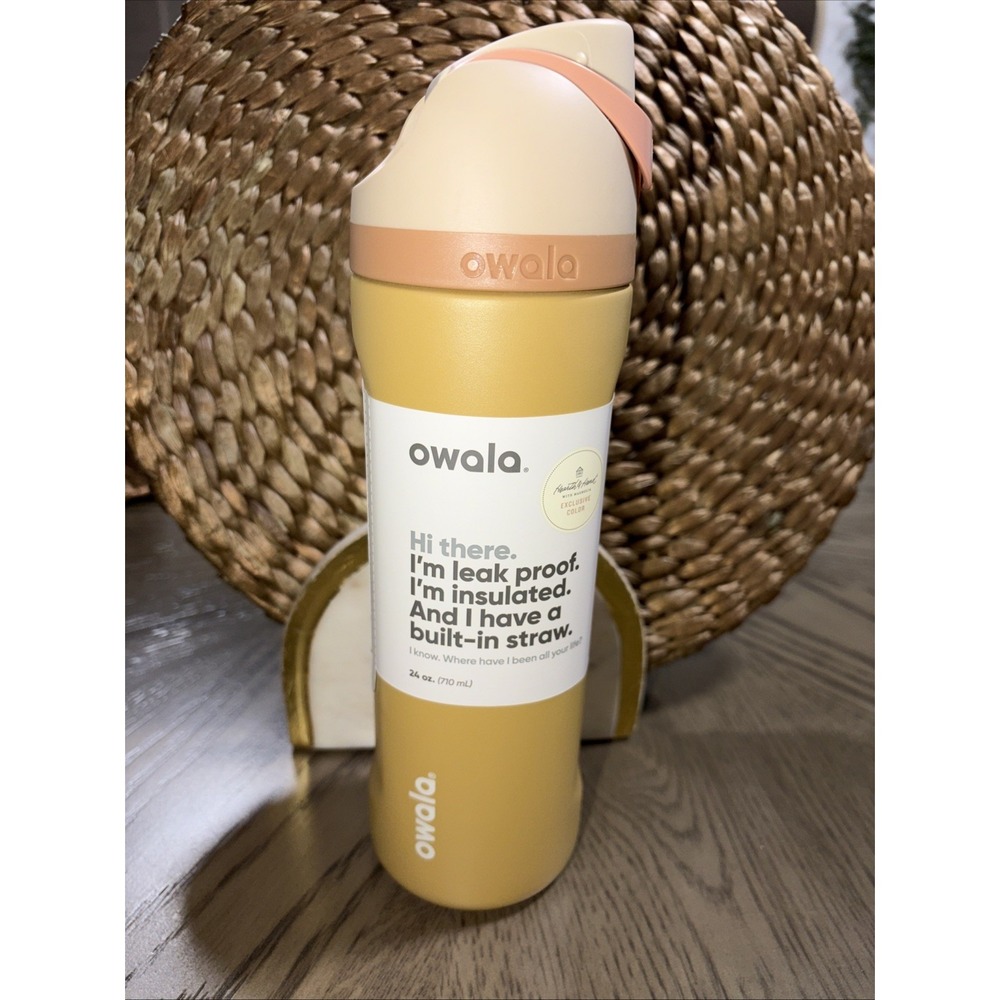 NWT Owala 24oz FreeSip Sunflower Bouquet Heath Hand Magnolia Target Limited EDT